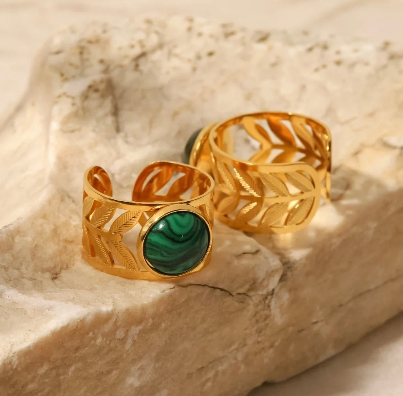 Chunky Cocktail Rings Variants by Stone