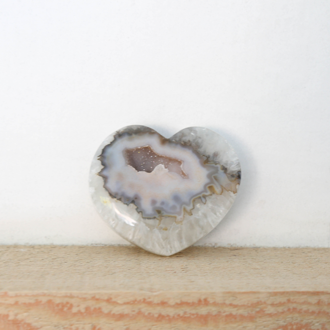 Agate Shapes with Druzy